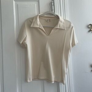Djerf Avenue T Shirt in Cream
